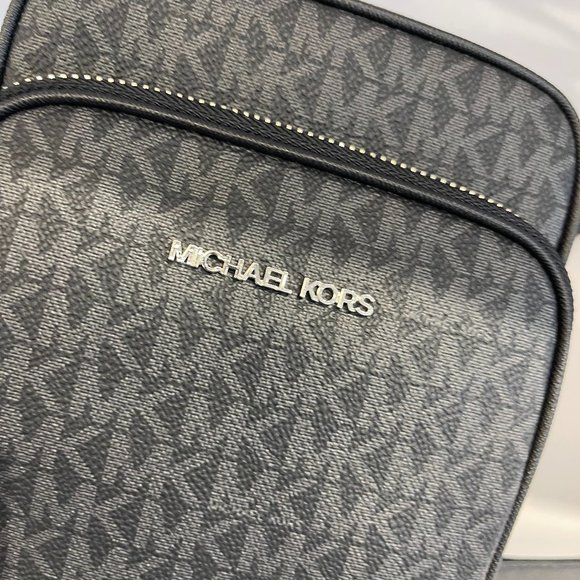 Michael Kors JST Chain Crossbody Bag MK Black - Picture 5 of 11